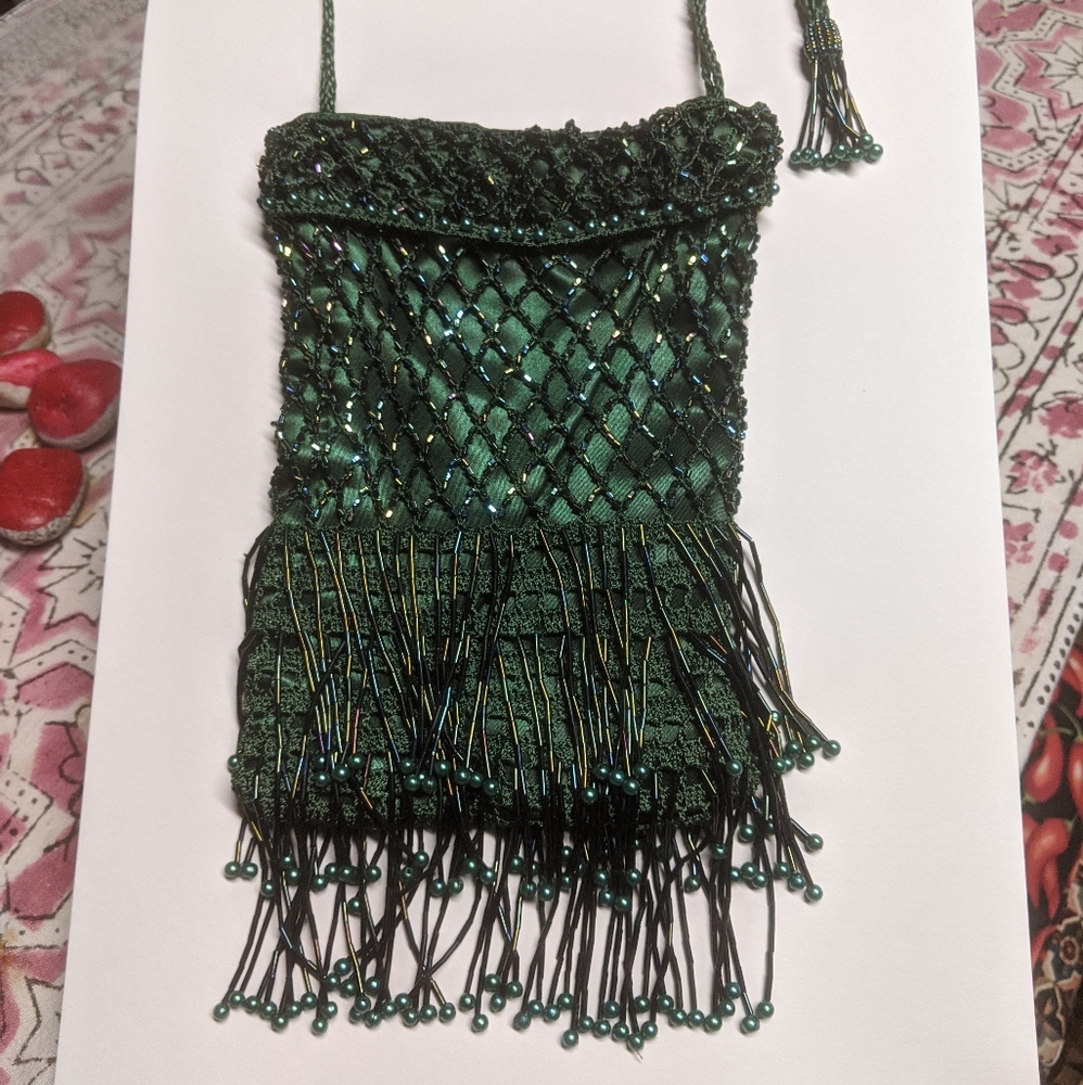 Beaded purse